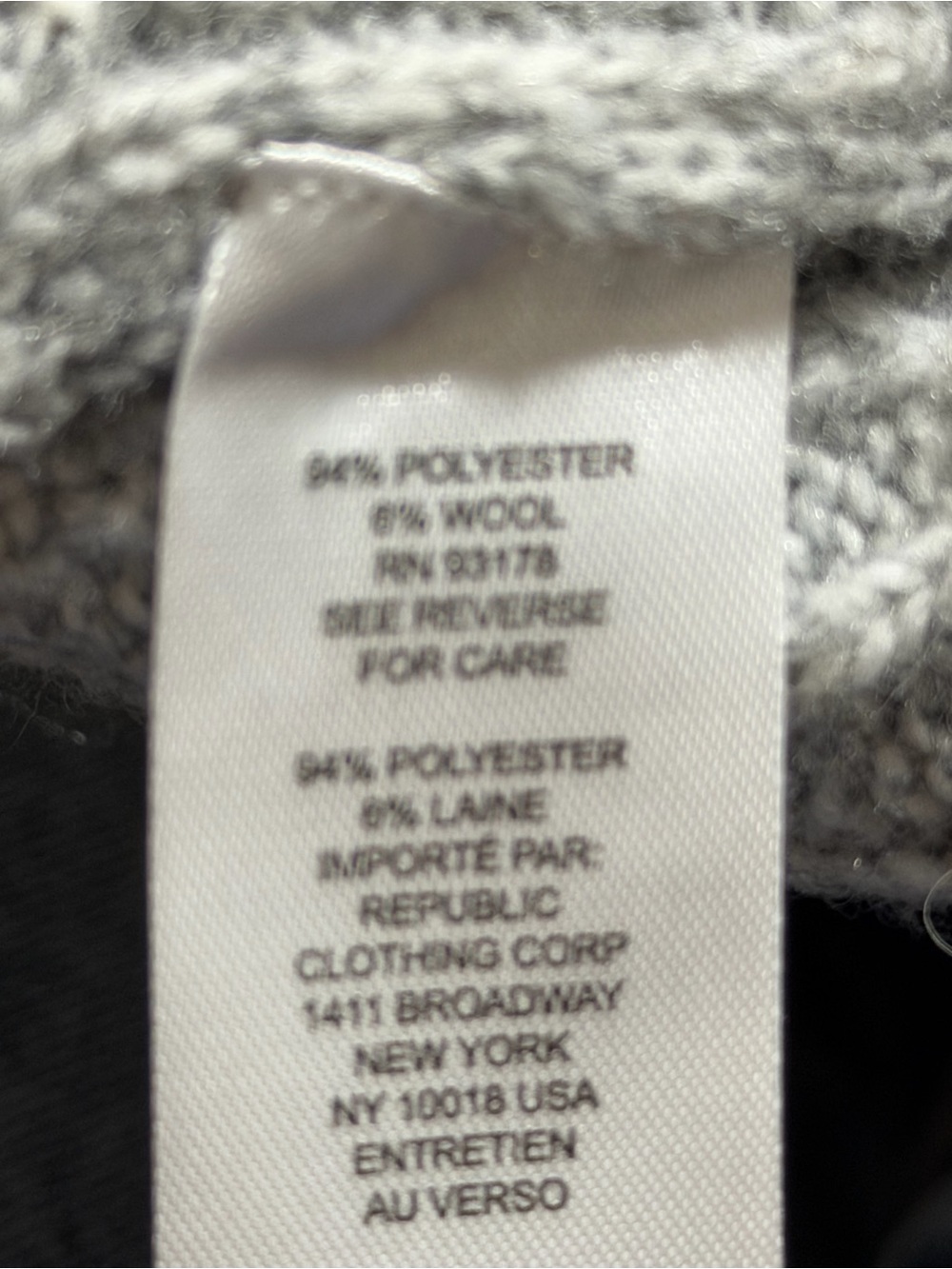 NWT Women's Light Gray Cable Turtleneck Sweater - Picture 6 of 7